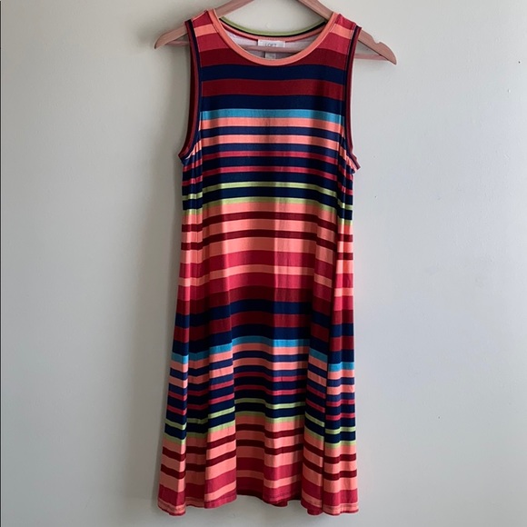 NWOT ~ LOFT Tank Midi Dress - Picture 1 of 6